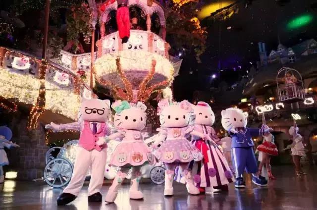 hellokitty乐园夜景