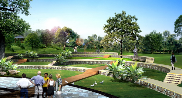 小型城市公园设计